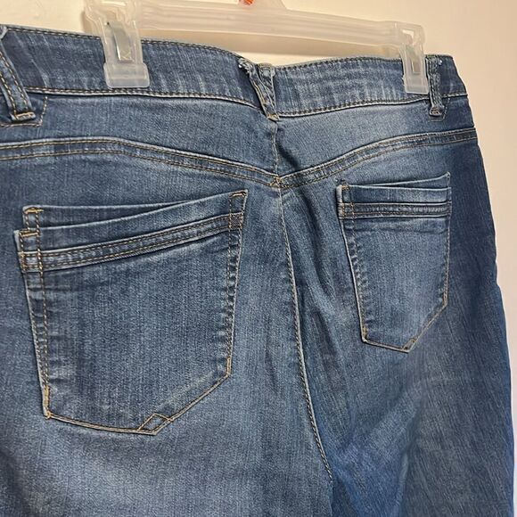 WOMEN’S DEMOCRACY “AB”TECHNOLOGY DENIM BERMUDA SHORTS SIZE 10 - Picture 4 of 5